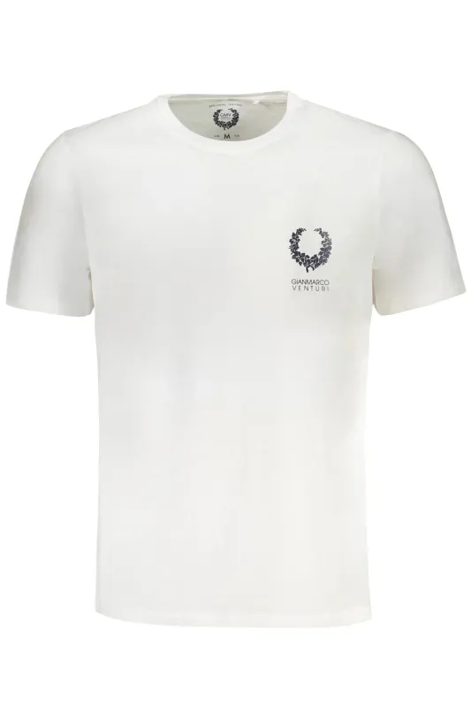 GIAN MARCO VENTURI MEN S SHORT SLEEVED T-SHIRT WHITE sold by Siebentaschen