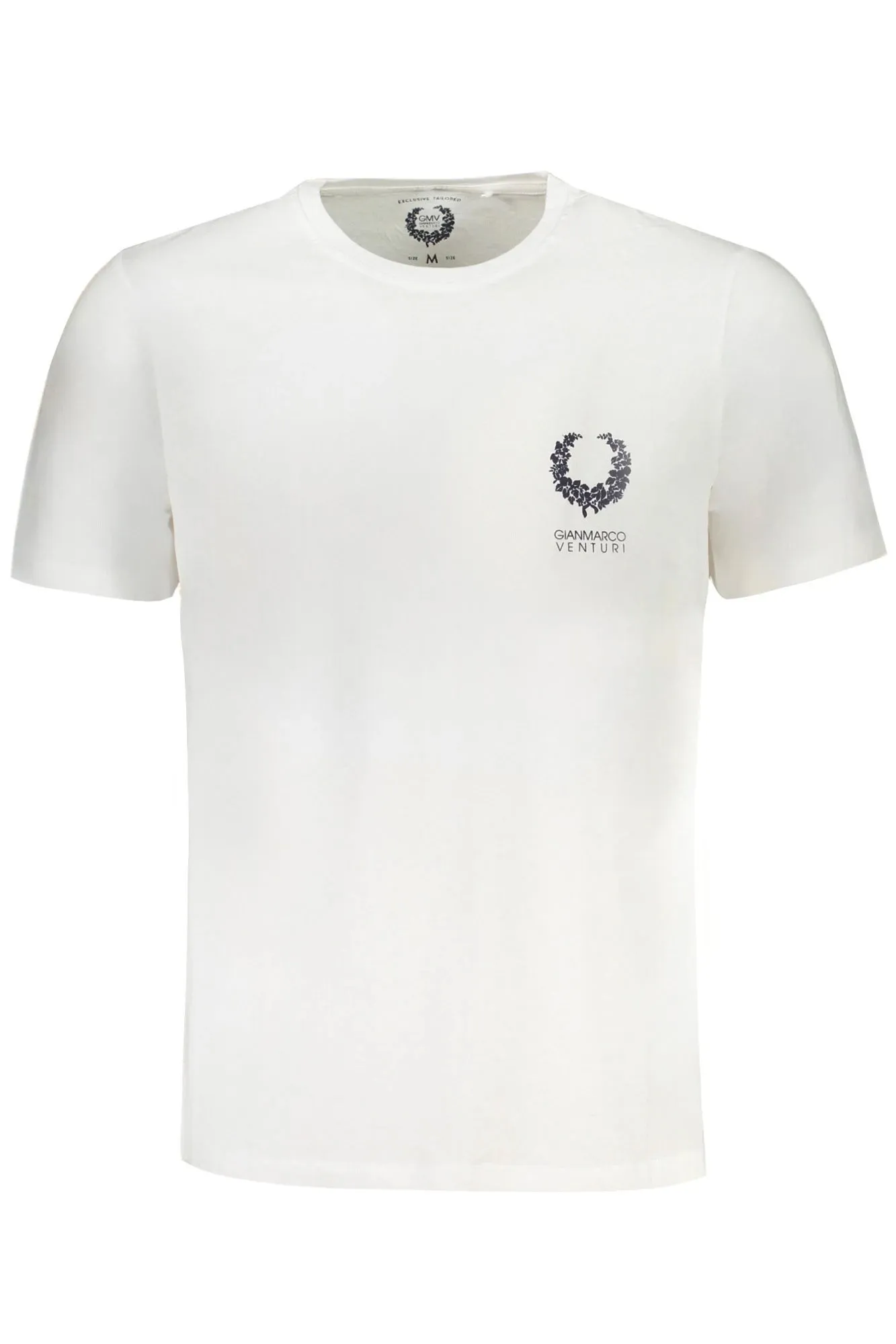 GIAN MARCO VENTURI MEN S SHORT SLEEVED T-SHIRT WHITE sold by Siebentaschen