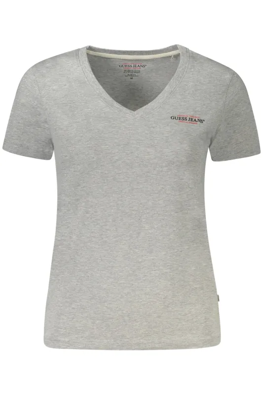 GUESS JEANS SHORT SLEEVE T-SHIRT WOMEN GREY sold by Siebentaschen