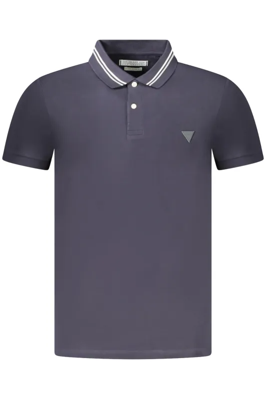 GUESS JEANS POLO SHORT SLEEVE MEN BLUE sold by Siebentaschen