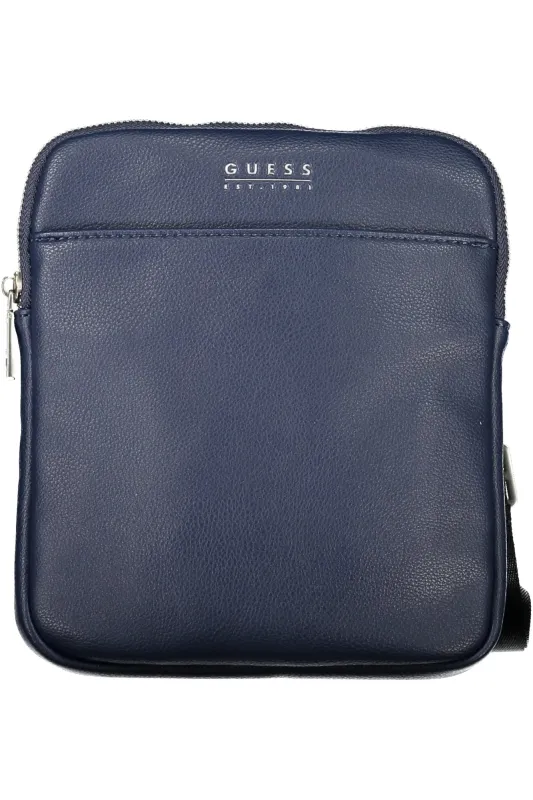 GUESS JEANS MEN S BLUE SHOULDER BAG sold by Siebentaschen
