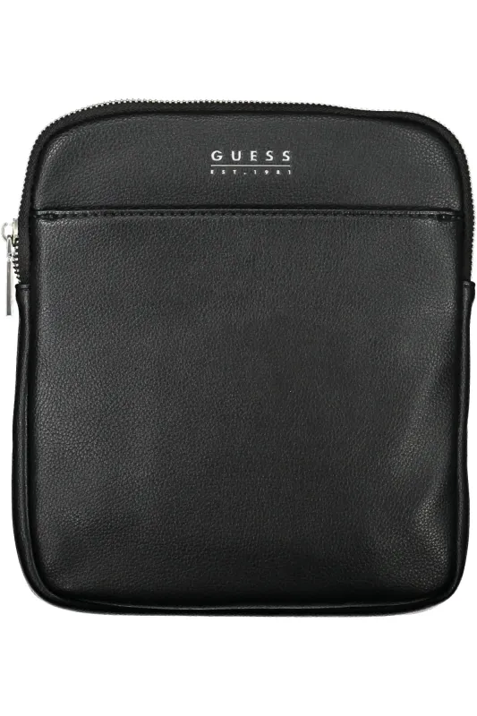 GUESS JEANS MEN S BLACK SHOULDER BAG sold by Siebentaschen