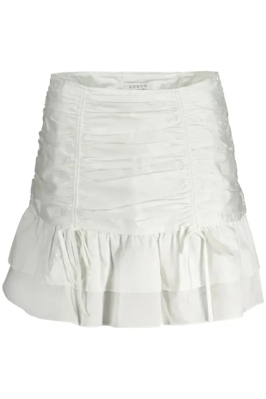 GUESS JEANS SHORT SKIRT WOMEN WHITE sold by Siebentaschen