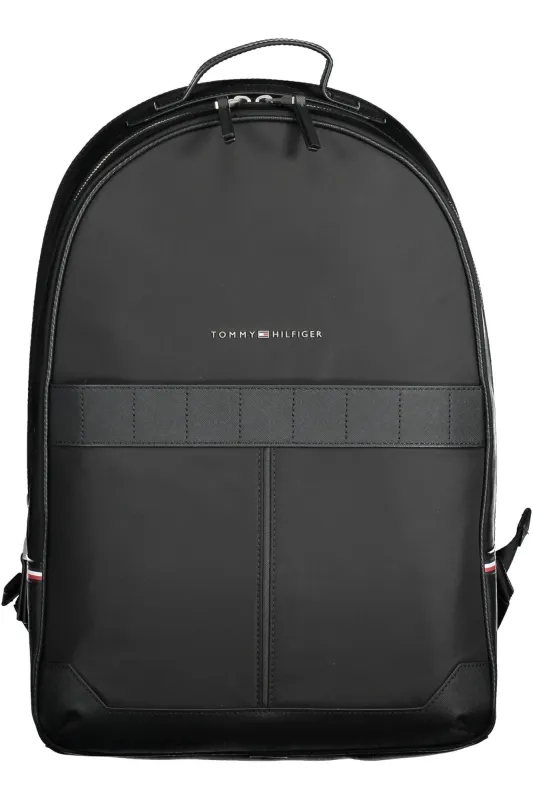 TOMMY HILFIGER MAN BLACK BACKPACK sold by Siebentaschen