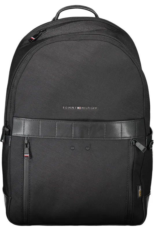 TOMMY HILFIGER MAN BLACK BACKPACK sold by Siebentaschen