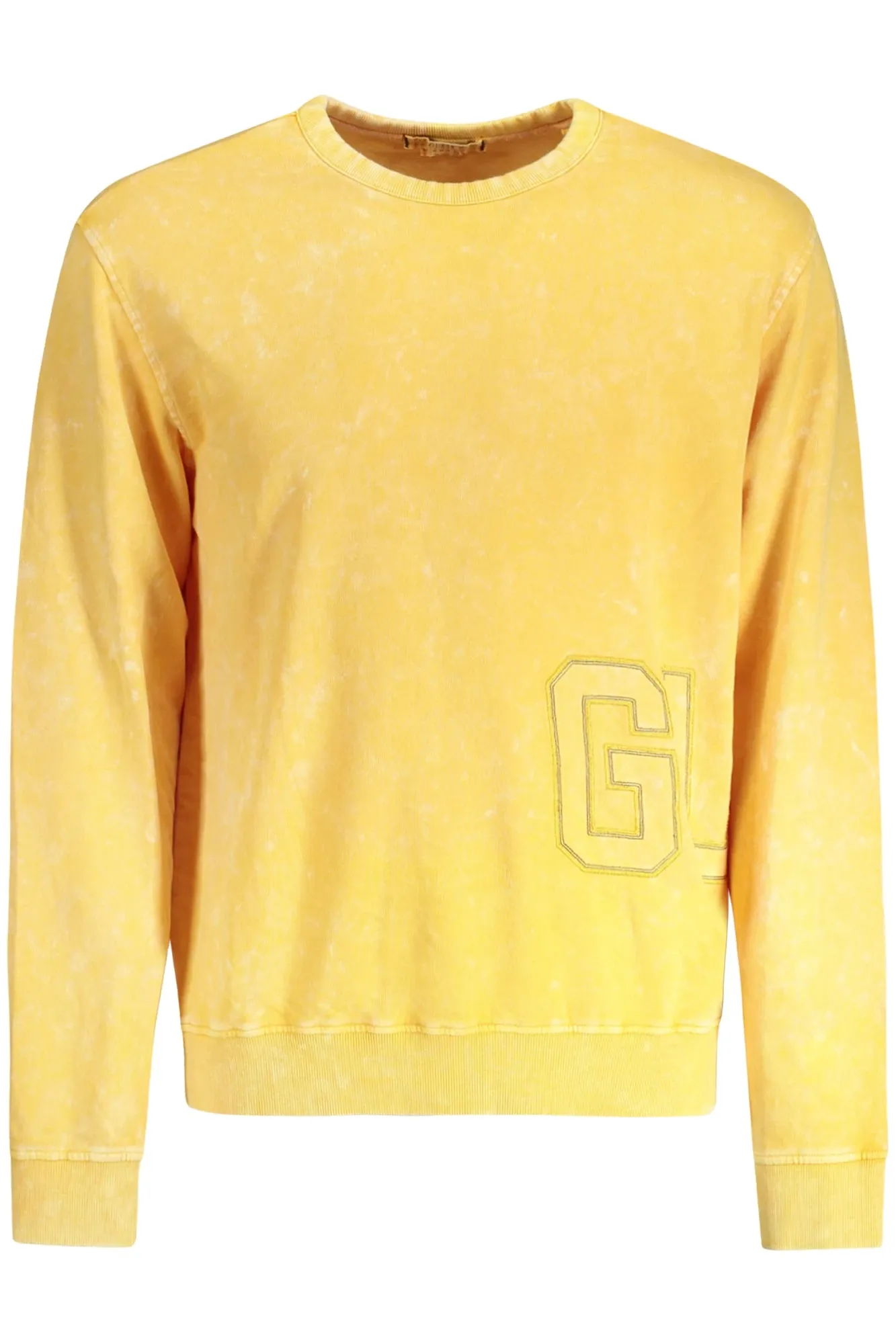 GUESS JEANS SWEATSHIRT WITHOUT ZIP MEN YELLOW sold by Siebentaschen