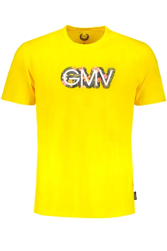 GIAN MARCO VENTURI YELLOW MEN S SHORT SLEEVED T-SHIRT sold by Siebentaschen