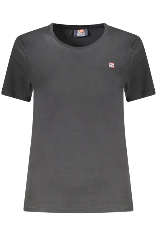 NORWAY 1963 WOMEN S SHORT SLEEVE T-SHIRT BLACK sold by Siebentaschen