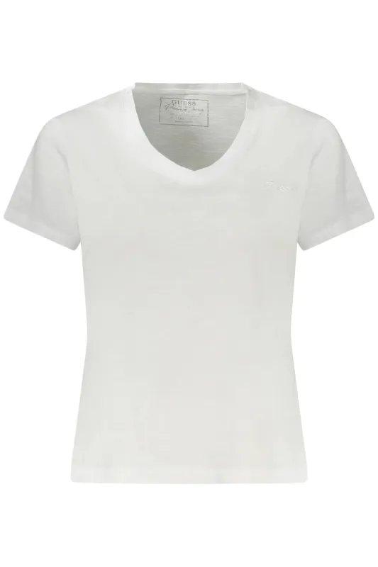 GUESS JEANS SHORT SLEEVE T-SHIRT WOMEN WHITE sold by Siebentaschen