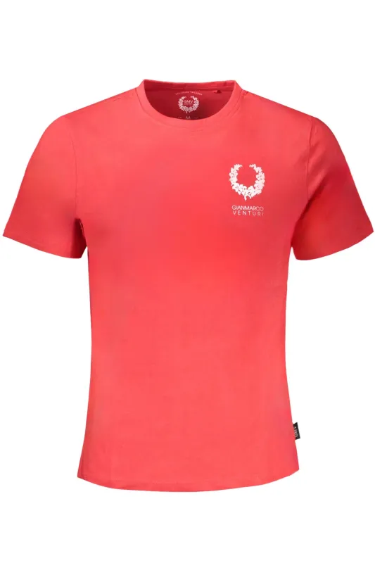 GIAN MARCO VENTURI MEN S RED SHORT SLEEVE T-SHIRT sold by Siebentaschen