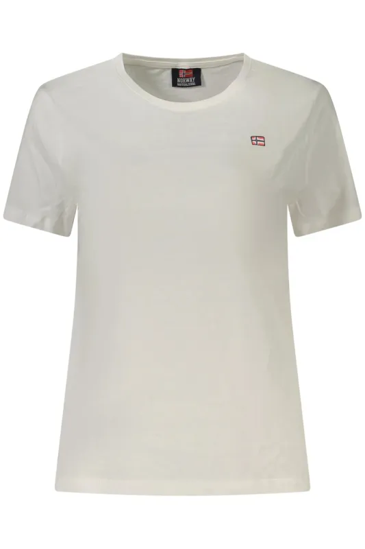 NORWAY 1963 WOMEN S SHORT SLEEVE T-SHIRT WHITE sold by Siebentaschen