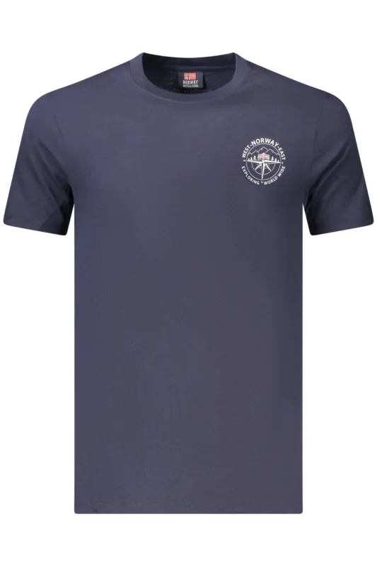 NORWAY 1963 MEN S SHORT SLEEVE T-SHIRT BLUE sold by Siebentaschen