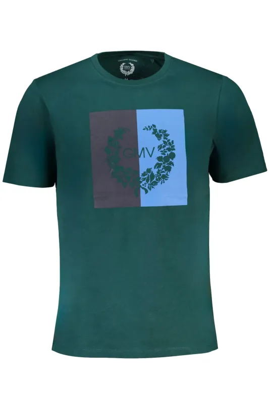GIAN MARCO VENTURI GREEN MEN S SHORT SLEEVED T-SHIRT sold by Siebentaschen
