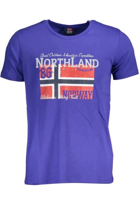 NORWAY 1963 MEN S SHORT SLEEVE T-SHIRT BLUE sold by Siebentaschen