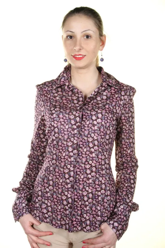 HOLIDAY INN LONG SLEEVE SHIRT WOMEN PURPLE sold by Siebentaschen
