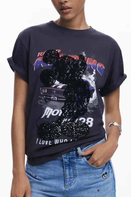 DESIGUAL WOMEN S SHORT-SLEEVE T-SHIRT BLACK sold by Siebentaschen