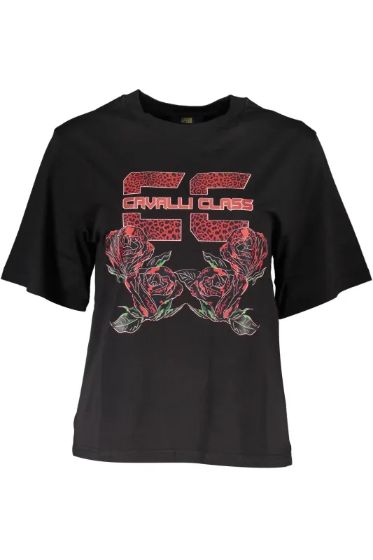 CAVALLI CLASS SHORT SLEEVE T-SHIRT WOMEN BLACK sold by Siebentaschen