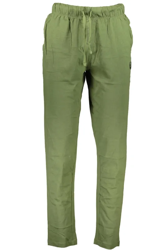 GIAN MARCO VENTURI MEN S GREEN TROUSERS sold by Siebentaschen