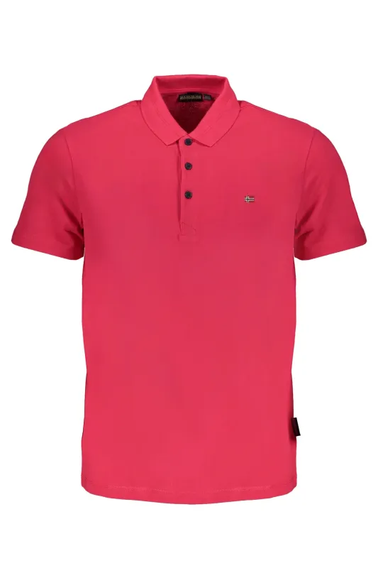 NAPAPIJRI MEN S SHORT SLEEVED POLO SHIRT PINK sold by Siebentaschen