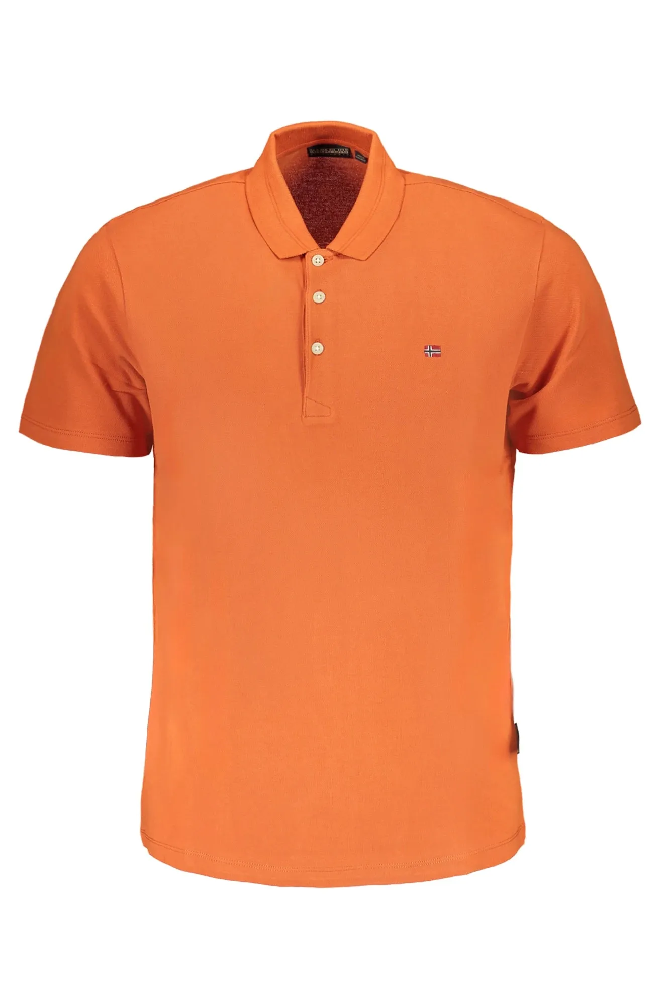 NAPAPIJRI MEN S ORANGE SHORT SLEEVED POLO SHIRT sold by Siebentaschen