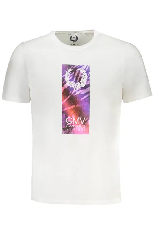 GIAN MARCO VENTURI MEN S SHORT SLEEVED T-SHIRT WHITE sold by Siebentaschen