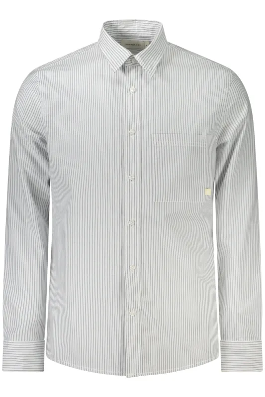 CALVIN KLEIN LONG SLEEVE SHIRT MEN WHITE sold by Siebentaschen