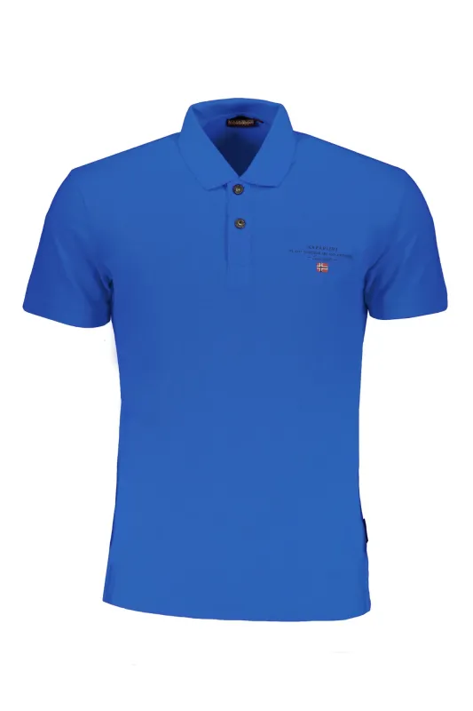NAPAPIJRI MEN S SHORT SLEEVED POLO SHIRT BLUE sold by Siebentaschen