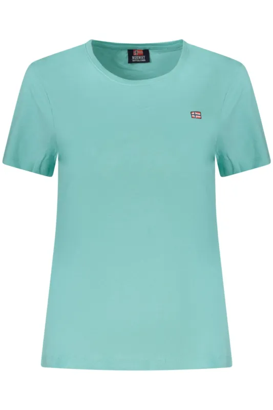 NORWAY 1963 WOMEN S SHORT SLEEVE T-SHIRT BLUE sold by Siebentaschen