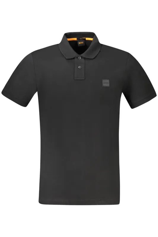 HUGO BOSS POLO SHORT SLEEVE MEN BLACK sold by Siebentaschen