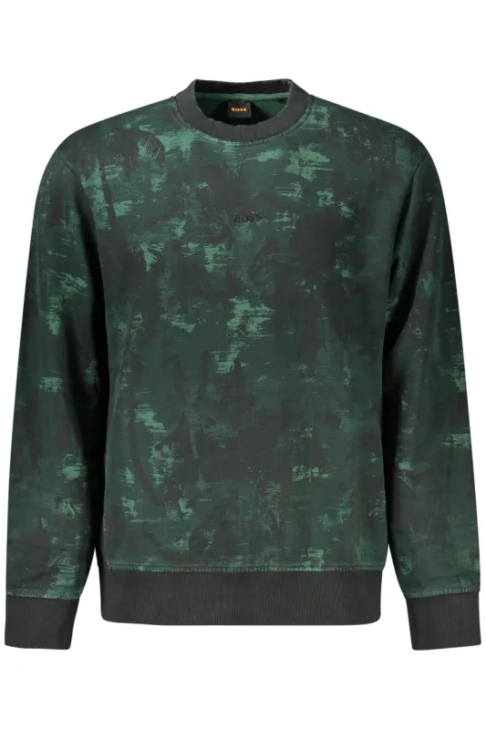 HUGO BOSS SWEATSHIRT WITHOUT ZIP MEN GREEN sold by Siebentaschen