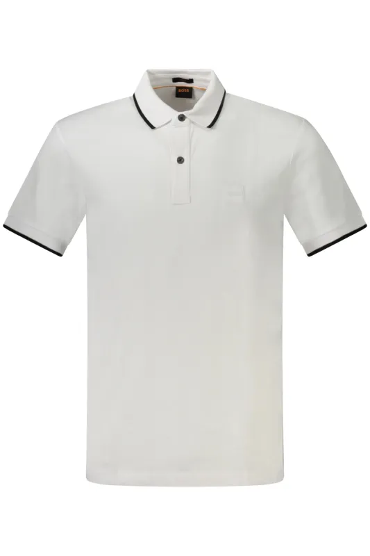 HUGO BOSS POLO SHORT SLEEVE MEN WHITE sold by Siebentaschen