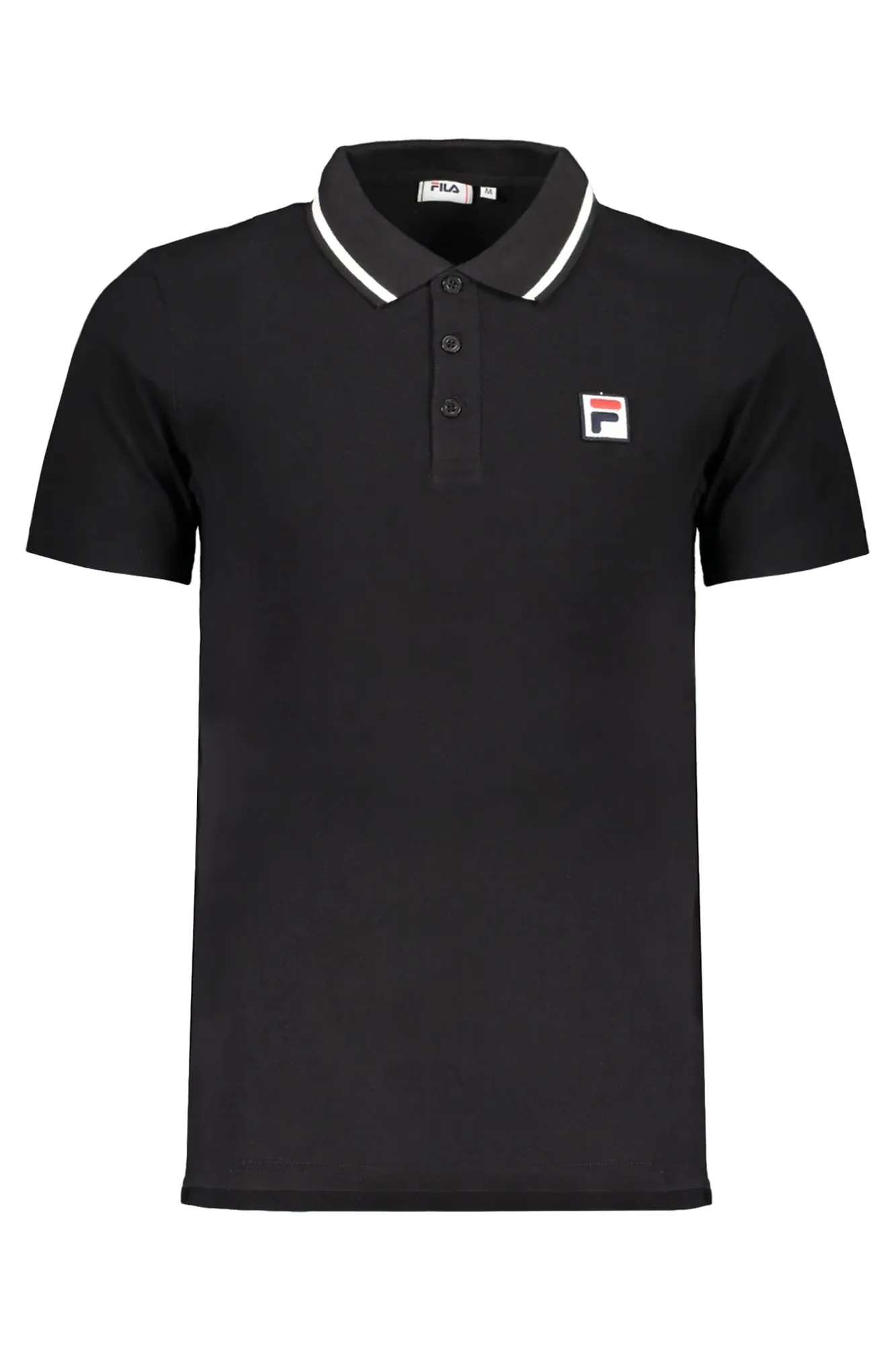 FILA MEN S BLACK SHORT SLEEVED POLO SHIRT sold by Siebentaschen