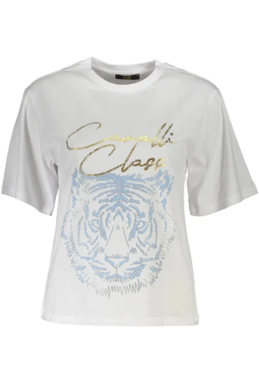 CAVALLI CLASS SHORT SLEEVE T-SHIRT WOMEN WHITE sold by Siebentaschen