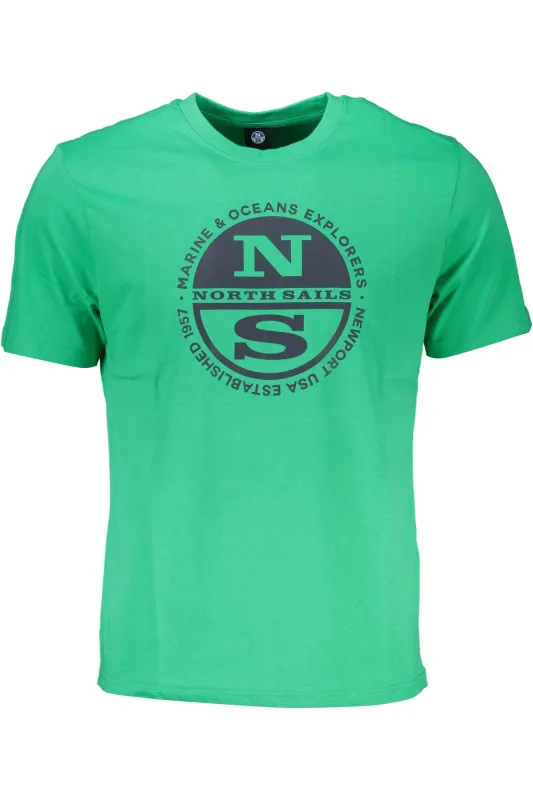 NORTH SAILS GREEN MEN S SHORT SLEEVED T-SHIRT sold by Siebentaschen