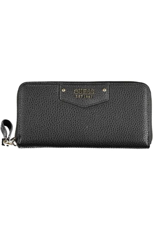 GUESS JEANS WOMEN S WALLET BLACK made by Guess