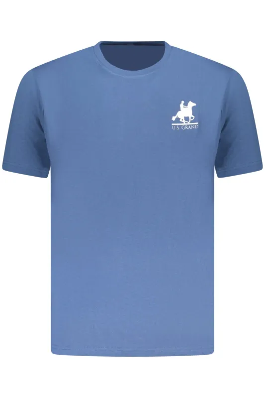 US GRAND MEN S SHORT-SLEEVE T-SHIRT BLUE sold by Siebentaschen