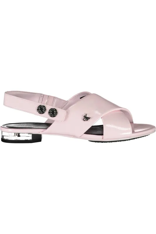 CALVIN KLEIN PINK WOMAN SANDAL SHOES sold by Siebentaschen