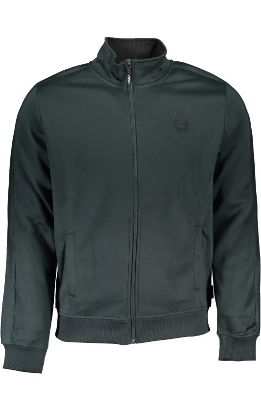 GIAN MARCO VENTURI MEN S GREEN ZIP SWEATSHIRT sold by Siebentaschen
