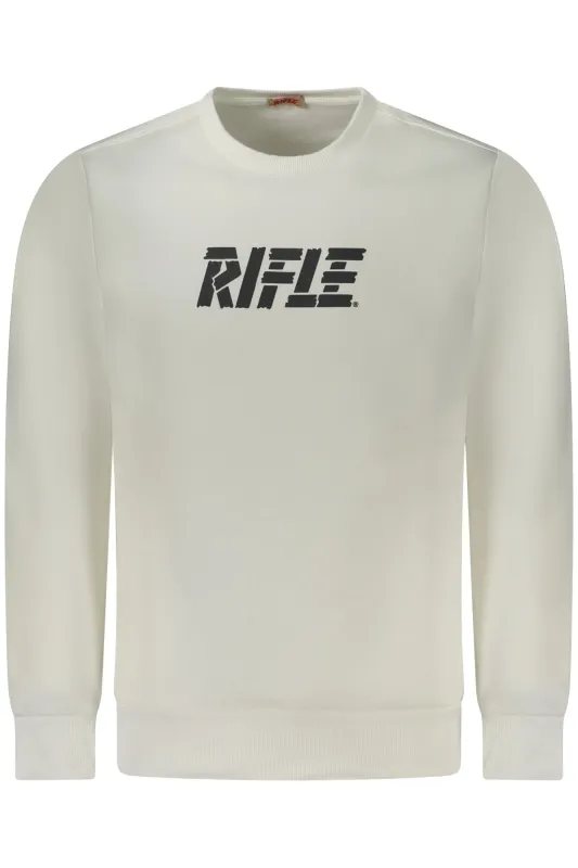 RIFLE SWEATSHIRT WITHOUT ZIP MEN WHITE sold by Siebentaschen