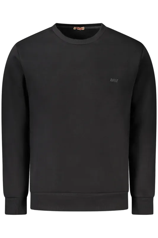 RIFLE SWEATSHIRT WITHOUT ZIP MEN BLACK sold by Siebentaschen