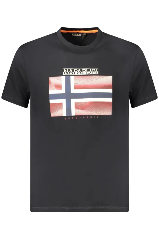 NAPAPIJRI SHORT SLEEVE T-SHIRT MEN BLACK sold by Siebentaschen