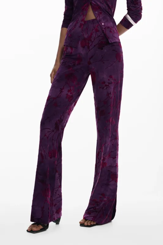 DESIGUAL WOMEN S PURPLE TROUSERS sold by Siebentaschen