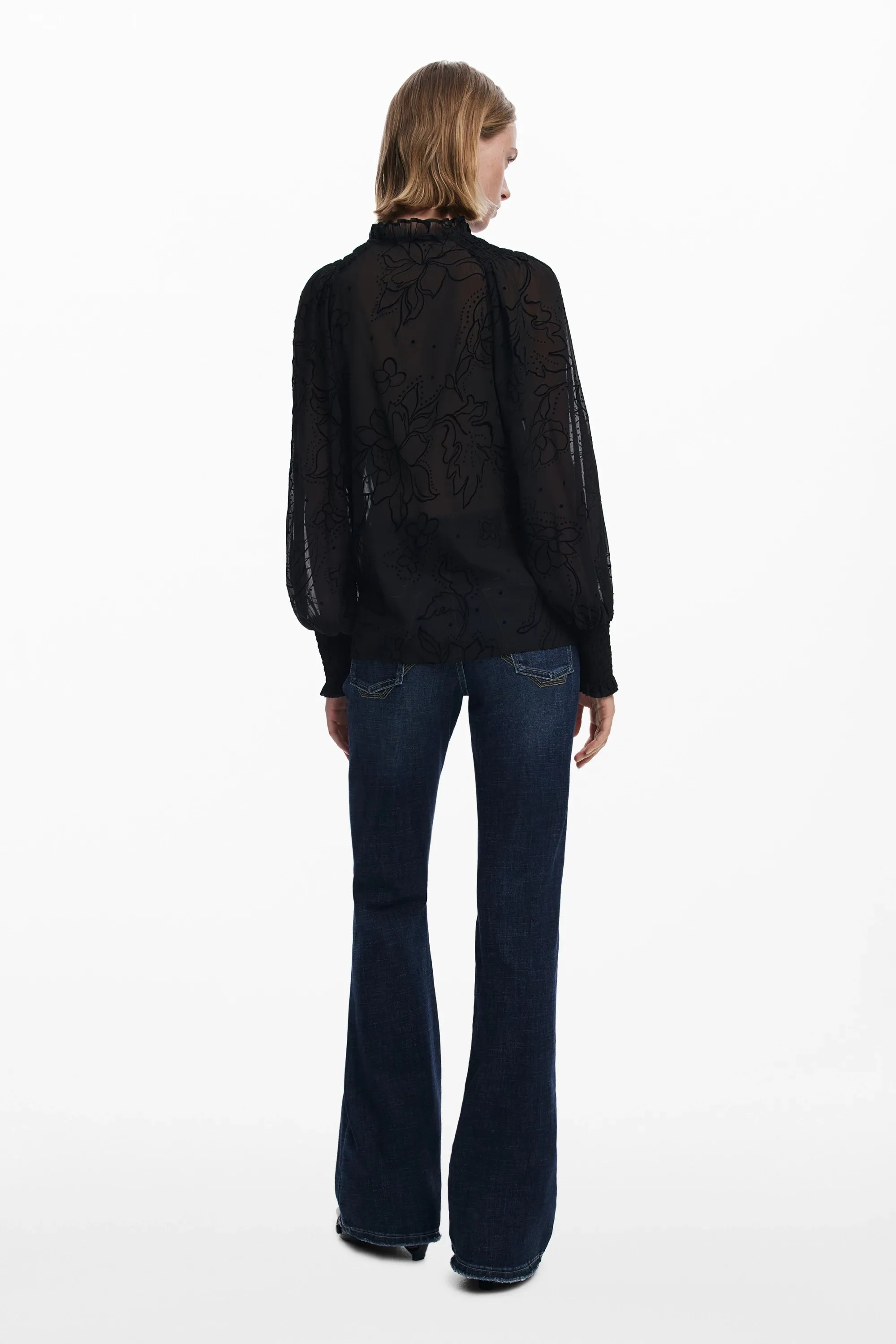 DESIGUAL WOMEN S LONG-SLEEVED SHIRT, BLACK sold by Siebentaschen product image thumbnail 2