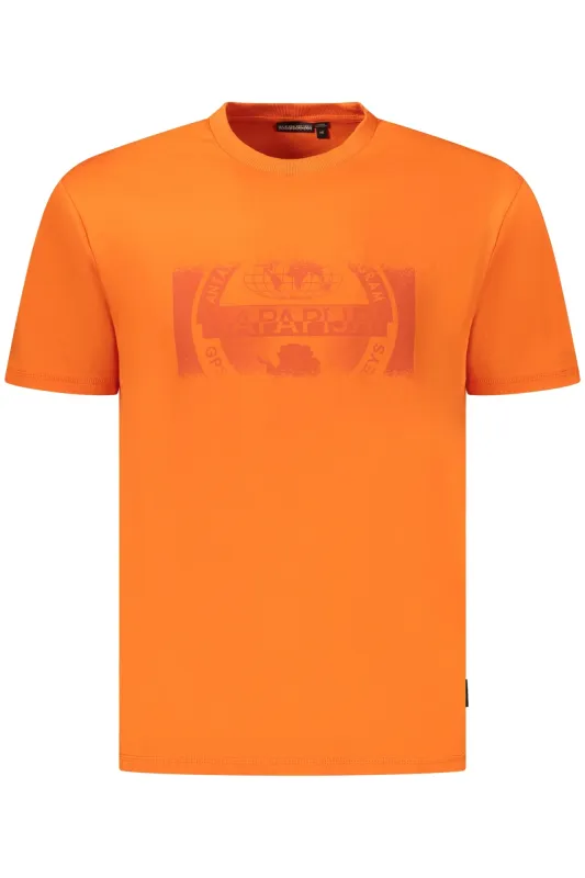 NAPAPIJRI MEN S SHORT SLEEVE T-SHIRT ORANGE sold by Siebentaschen