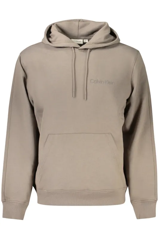 CALVIN KLEIN MEN S BROWN ZIP-UP SWEATSHIRT sold by Siebentaschen