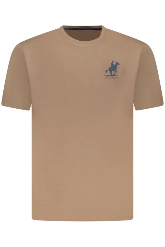 US GRAND MEN S SHORT-SLEEVE T-SHIRT BROWN sold by Siebentaschen