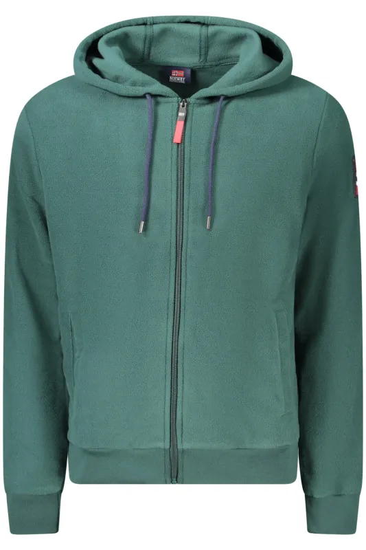NORWAY 1963 MEN S GREEN ZIP-UP SWEATSHIRT sold by Siebentaschen