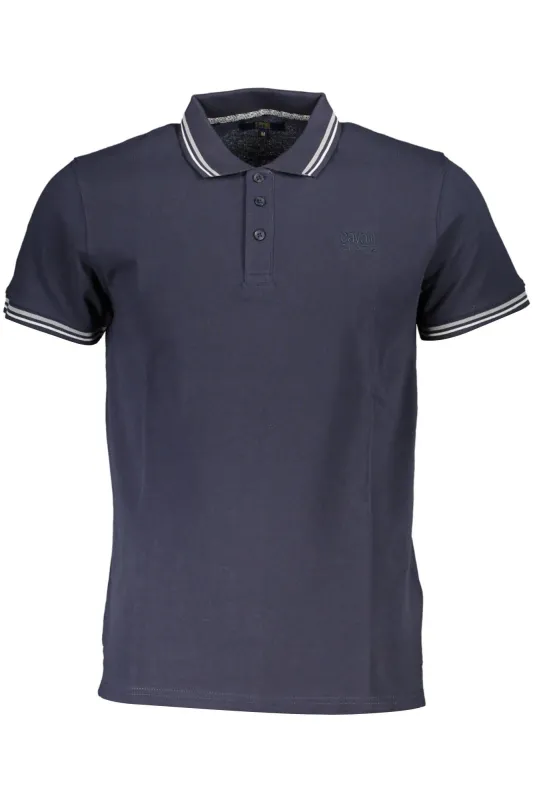 CAVALLI CLASS POLO SHORT SLEEVE MEN BLUE sold by Siebentaschen