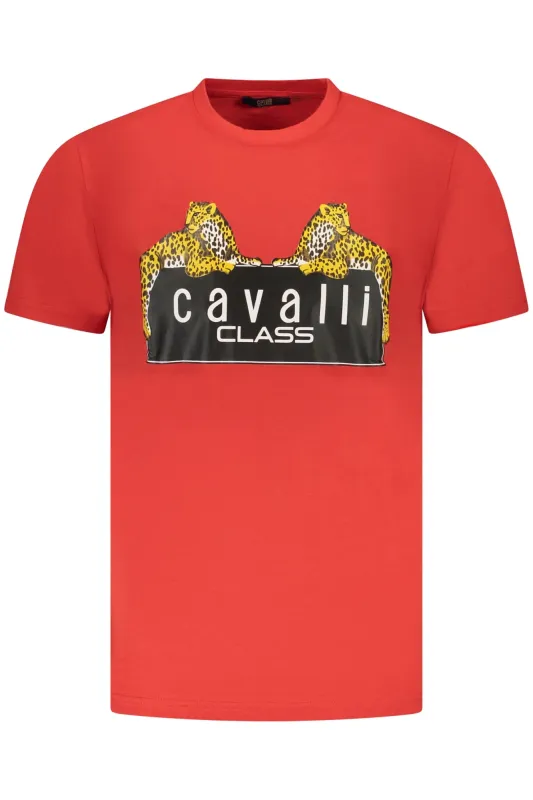 CAVALLI CLASS SHORT SLEEVE T-SHIRT MEN RED sold by Siebentaschen