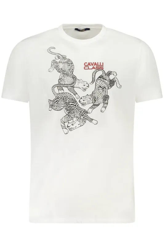 CAVALLI CLASS SHORT SLEEVE T-SHIRT MEN WHITE sold by Siebentaschen